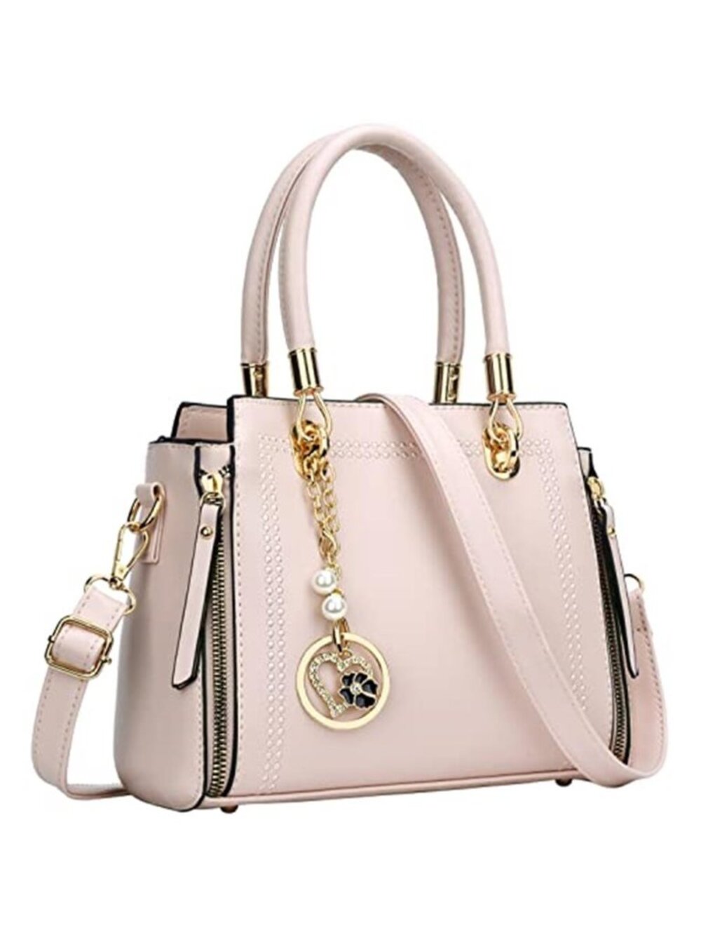 Stylish Women Satchel Purses and Handbags Vegan Leather Top Handle